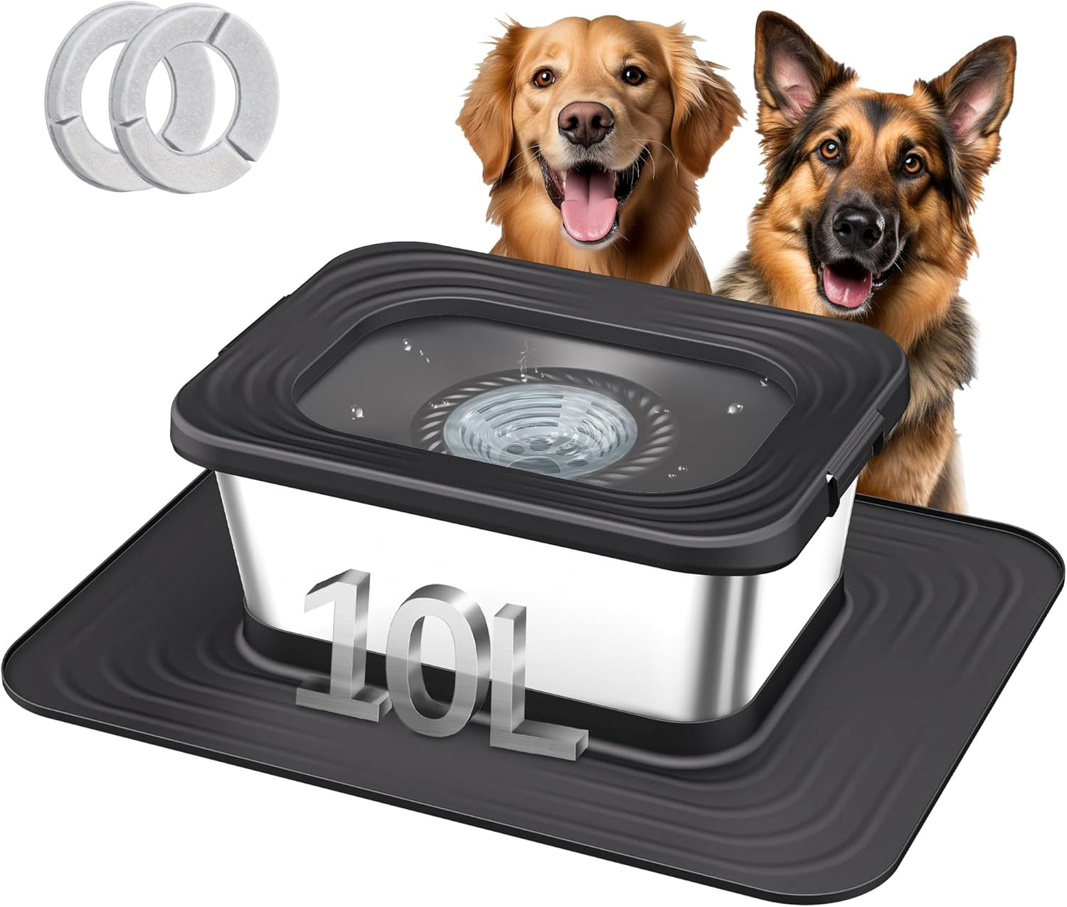 Stainless Steel Dog Water Bowl